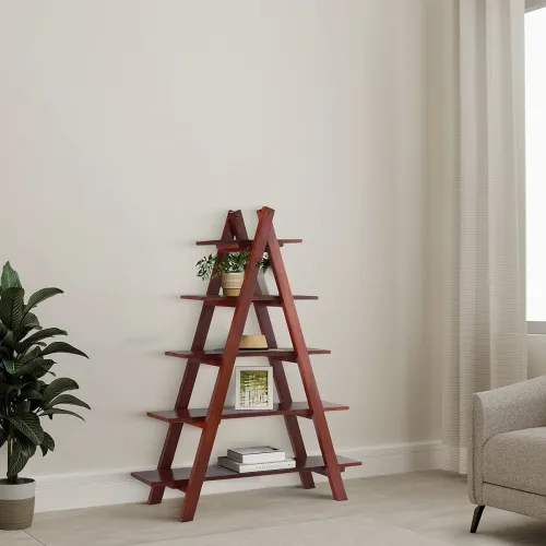 Image of Amazon Brand - Solimo Wichin Solid Sheesham Wood Bookshelf