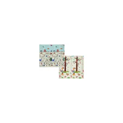 Amazon Brand - Supples Cityscape Theme Reversible Mat for Babies