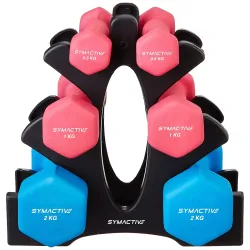 Amazon Brand - Symactive Neoprene Coated Dumbbell