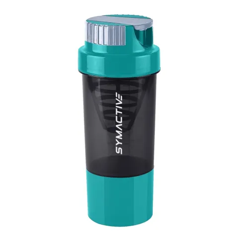 Image of Amazon Brand - Symactive Plastic Shaker Bottle