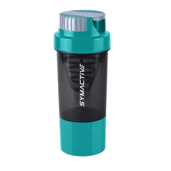 Amazon Brand - Symactive Plastic Shaker Bottle