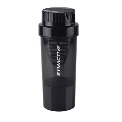 Amazon Brand - Symactive Pro Cyclone Plastic Shaker Bottle