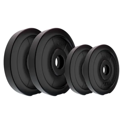 Image of Amazon Brand - Symactive PVC Weight Plates Combo Set
