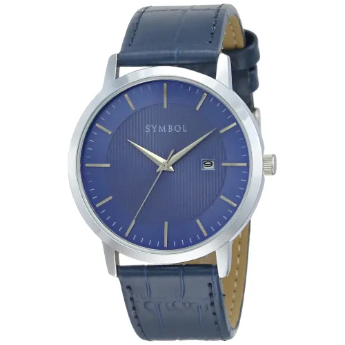 Image of Amazon Brand - Symbol Analog Men's Watch (Dial Colored Strap)