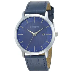 Amazon Brand - Symbol Analog Mens Watch (Dial Colored Strap)