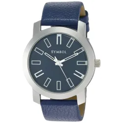 Amazon Brand - Symbol Analog Mens Watch (Dial Colored Strap)