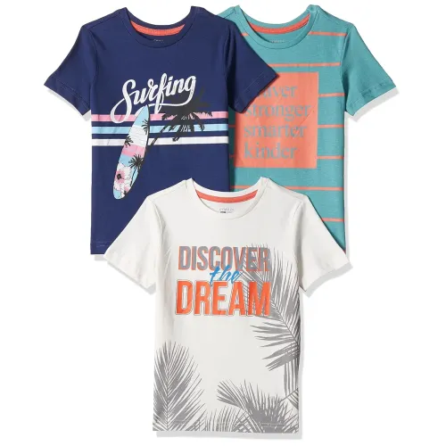 Image of Amazon Brand - Symbol Boy's Cotton Regular Fit T-Shirt