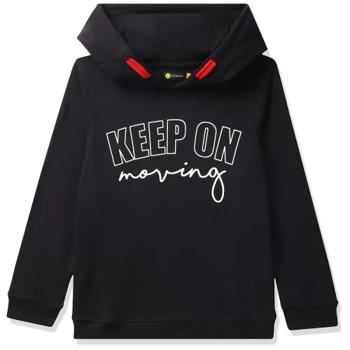 Image of Amazon Brand - Symbol Cotton Blend Boys Hooded Sweatshirt