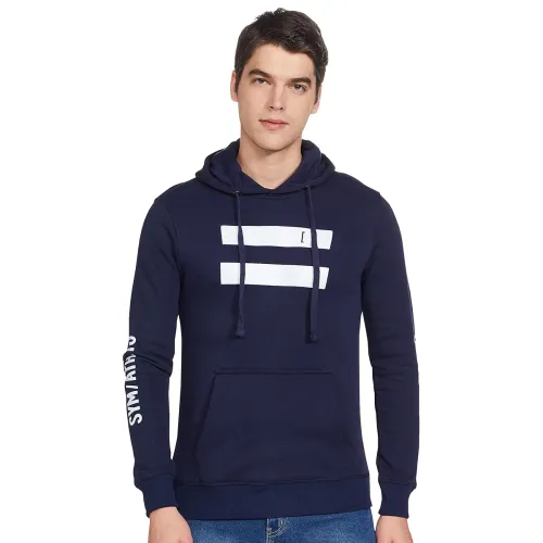 Image of Amazon Brand - Symbol Men Cotton Hooded Sweatshirt