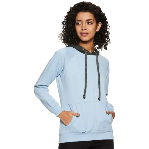 Image of Amazon Brand - Symbol Women's Cotton Blend Regular Fit Hooded Sweatshirt