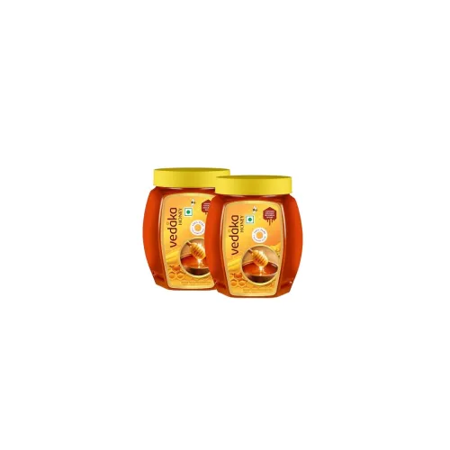 Image of Amazon Brand - Vedaka Honey 1 kg Pack of 2