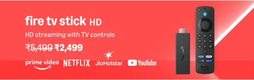 Image of All-new Amazon Fire TV Stick HD @ ₹2499 on Amazon Prime Day Sale