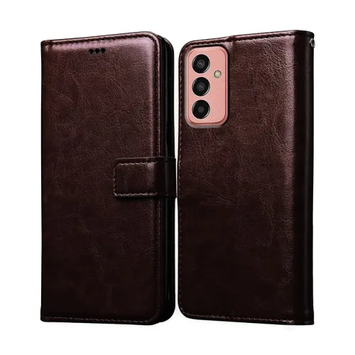 Image of Amazon Brand Solimo Flip Cover Case for Samsung Galaxy M13