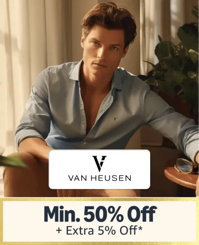 Image of Amazon Great Indian Festival : Van Heusen Clothing @ Min. 50% Off + Extra 5% Off