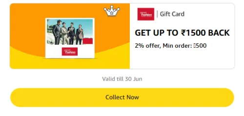 Image of Amazon Offer: 2% Cashback on Planet Fashion Gift Card