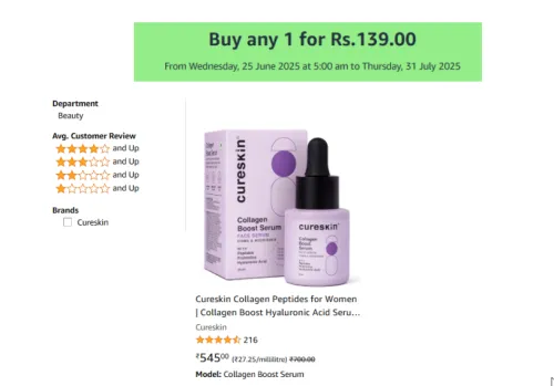 Image of Amazon Offer: Buy any 1 for ₹139