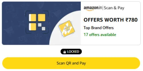 Image of Amazon Offer : Scratch Card on Scan & Pay UPI Transactions