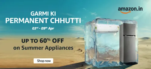 Image of Amazon Offer : Upto 60% off on Summer Appliances