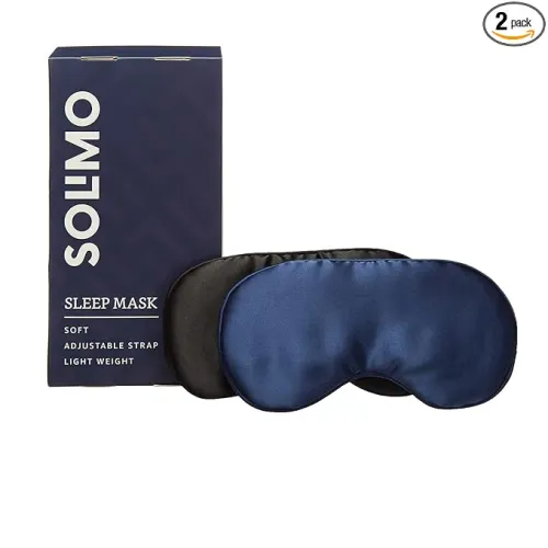 Image of Amazon Solimo Sleep Mask (Pack of 2)