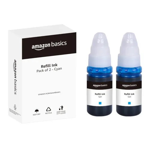 Image of AmazonBasics GI 790 Dual Pack Refill Ink for Canon PIXMA