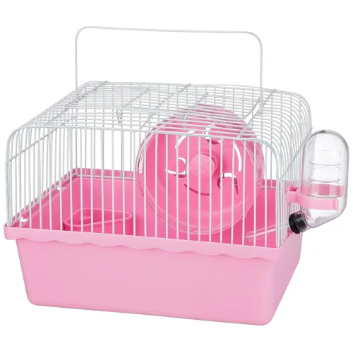 Image of Amazon Basics Hamster, Gerbil, Guinea Pig Cage for Small Pets
