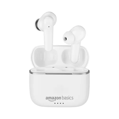 Image of Amazon Basics Wireless Earbuds, 80H Playtime, IPX5