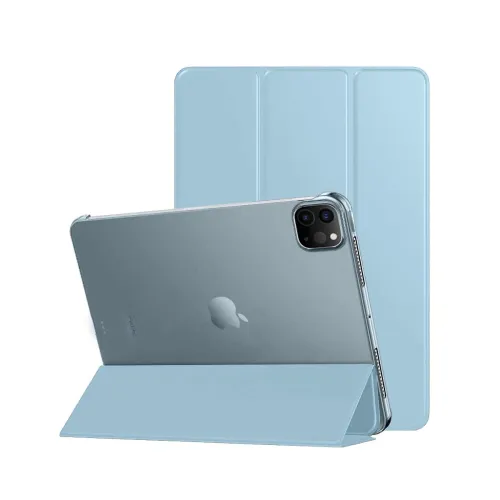Image of amazon basics Smart Trifold Hard Matte Back Flip Stand Case Cover for iPad