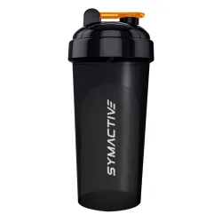 Amazon Brand Symactive Plastic Shaker Bottle with Mixer Ball