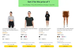 Amazon Offer :- Get 2 For the Price of 1 on CLOTHWIK Womens Fashion
