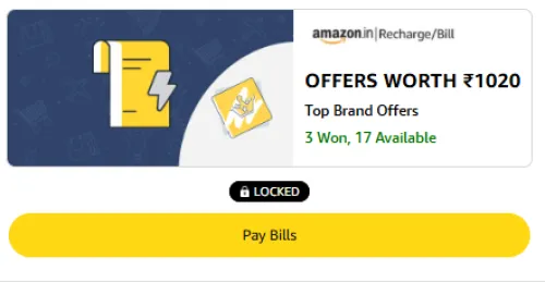 Image of Amazon Offer : Scratch Card Reward on Recharge or Bill Payment