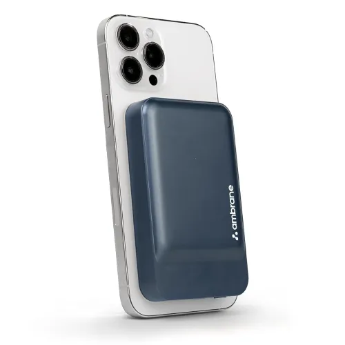 Image of Ambrane Aerosync PB Prime 10000mAh MagSafe 20W PD Wireless Fast Charging Power Bank