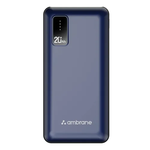 Image of Ambrane 20000mAh Power Bank (Capsule 20, Blue)