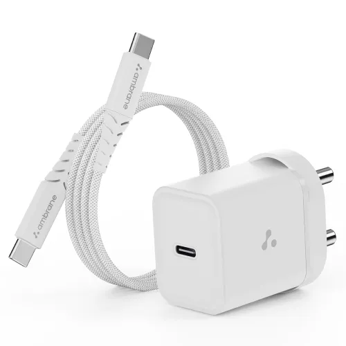 Image of Ambrane 20W Mobile Charger with Charging Cable
