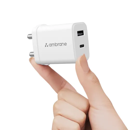 Image of Ambrane 30W Dual Port GaN Charger