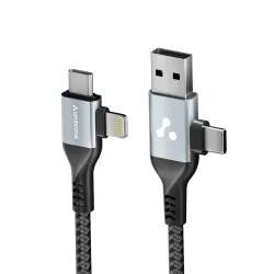 Ambrane 4 in 1 Multi-Functional Charging Cable