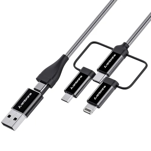 Image of Ambrane 6-in-1 60W Fast Charging Cable