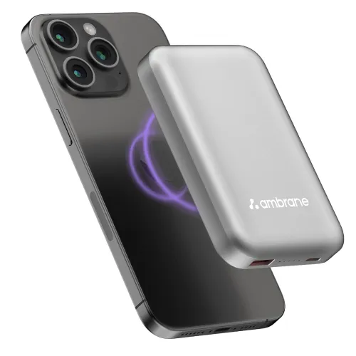 Image of Ambrane Magsafe Wireless 10000Mah Fast Charging Power Bank