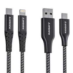 Ambrane Pack Of 2 Type C To Lightning Cable
