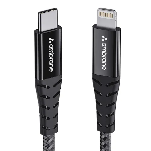 Image of Ambrane Type-C to Lightning USB Cable