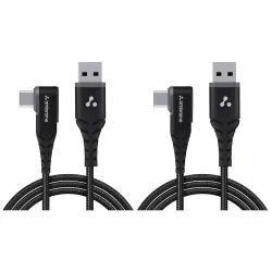 Ambrane Type C Mobile Charging Cable Pack of 2