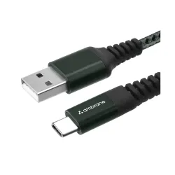 Ambrane Unbreakable 3A Fast Charging 1.5m Braided Type C Cable