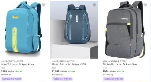 Image of American Tourister Laptop Bags @ Minimum 60% Discount | Start ₹999