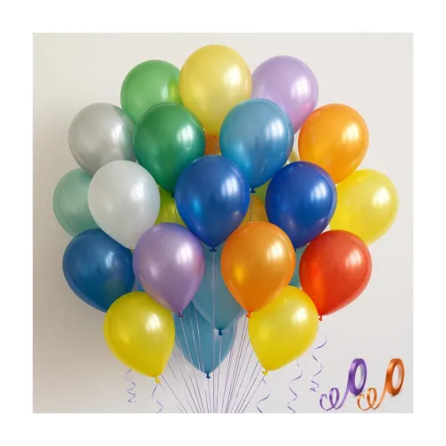 Image of Amfin (Pack of 50) Metallic Balloons