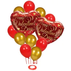 AMFIN Valentine’s Day Balloon Set – 13 Pcs