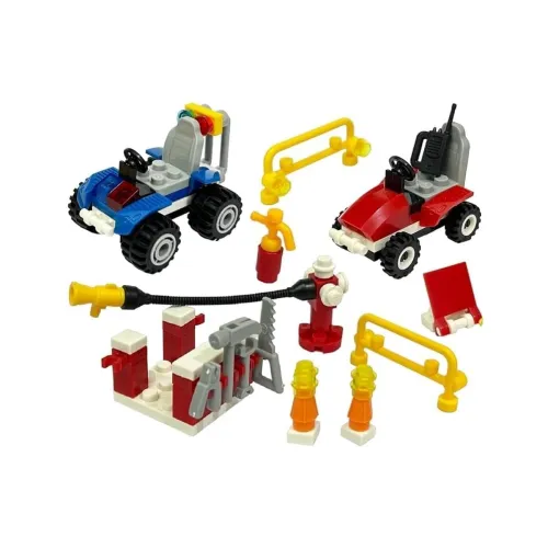 Image of Amitasha Fire Station Car Building Blocks Kit