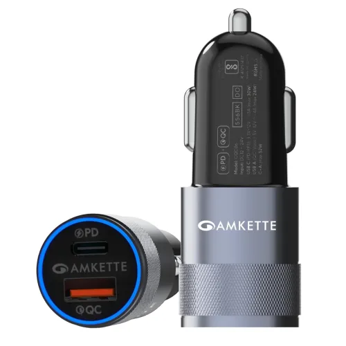 Image of Amkette PowerPro 52W Dual Car Charger