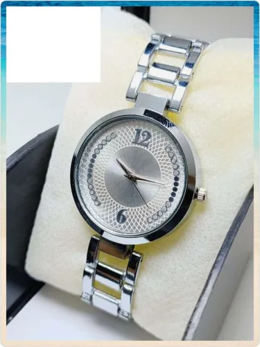 Image of Analog Stainless Steel Chain Watch for Women.