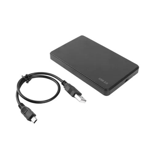 Image of Anciary USB 2.0 2.5 Inch SATA to USB External Hard Drive Enclosure HDD/SSD