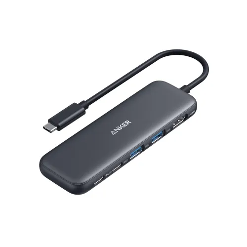 Image of Anker PowerExpand+ 5-in-1 USB-C Hub (4K HDMI, 100W PD, 5Gbps)