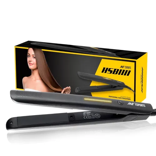 Image of Ant Esports HSB2222 Hair Straightener Brush, Fast Heating Straightening Comb 